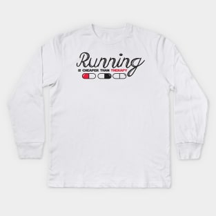 Running Kids Long Sleeve T-Shirt